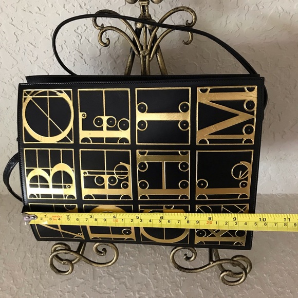 Paloma Picasso Gold Storybook Alphabet Letters Bag - Picture 8 of 8